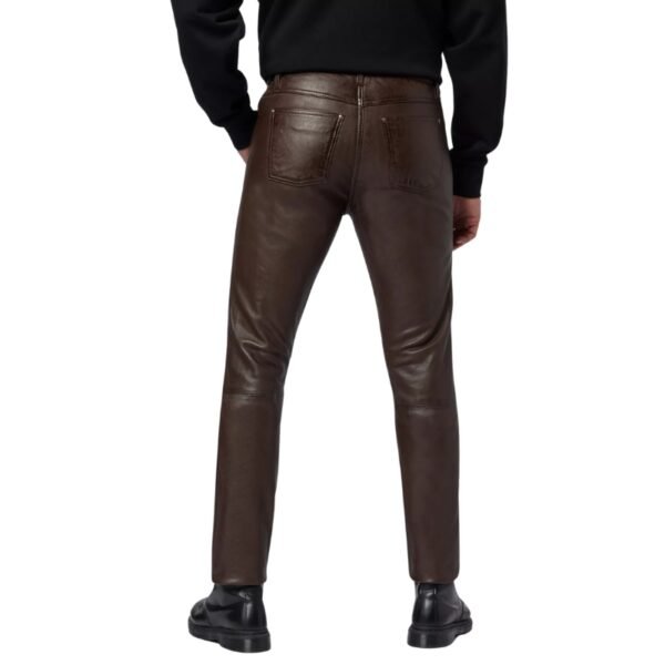 Brown Leather Pant